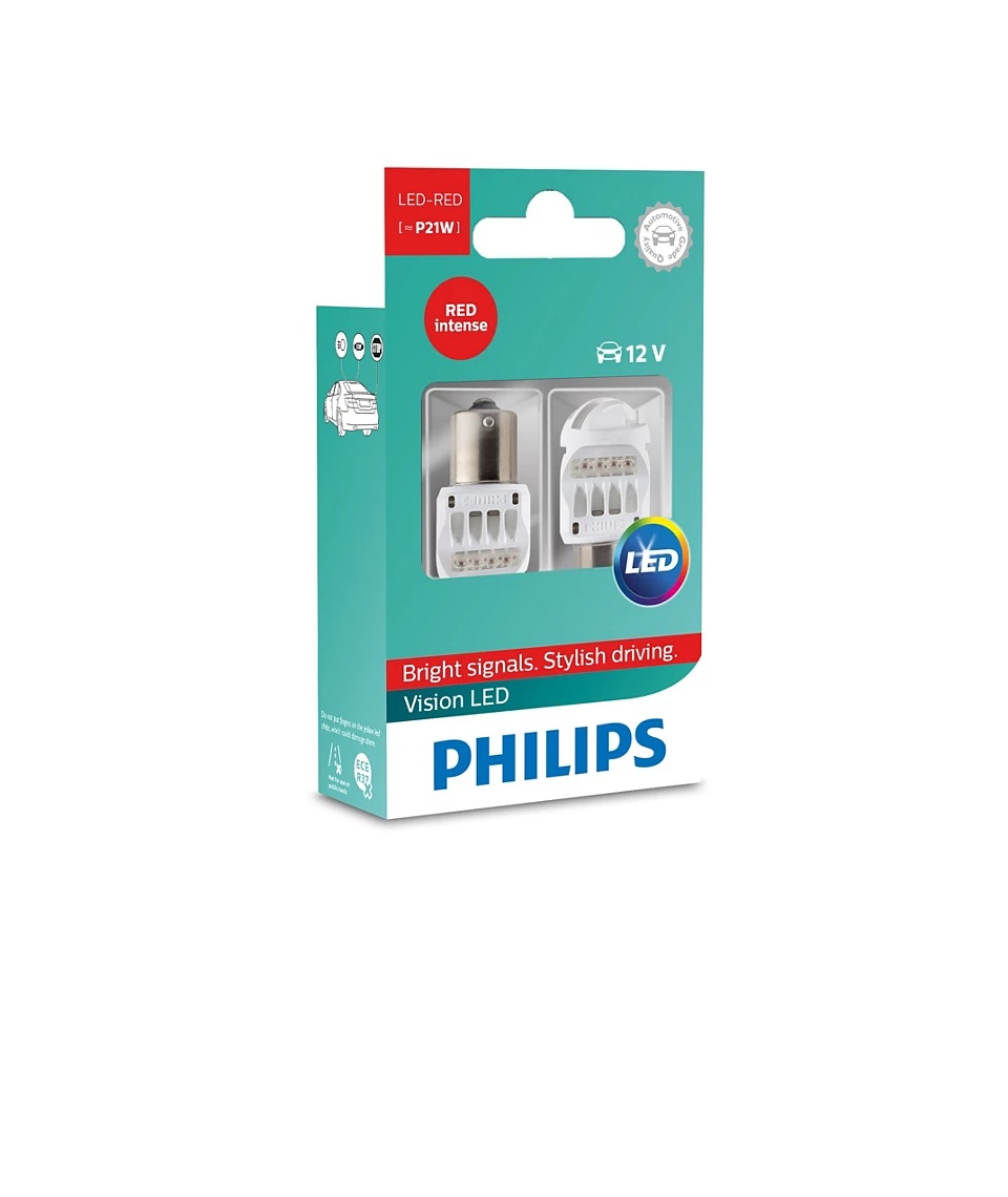 PHILIPS GLOBE LED 12839REDX2