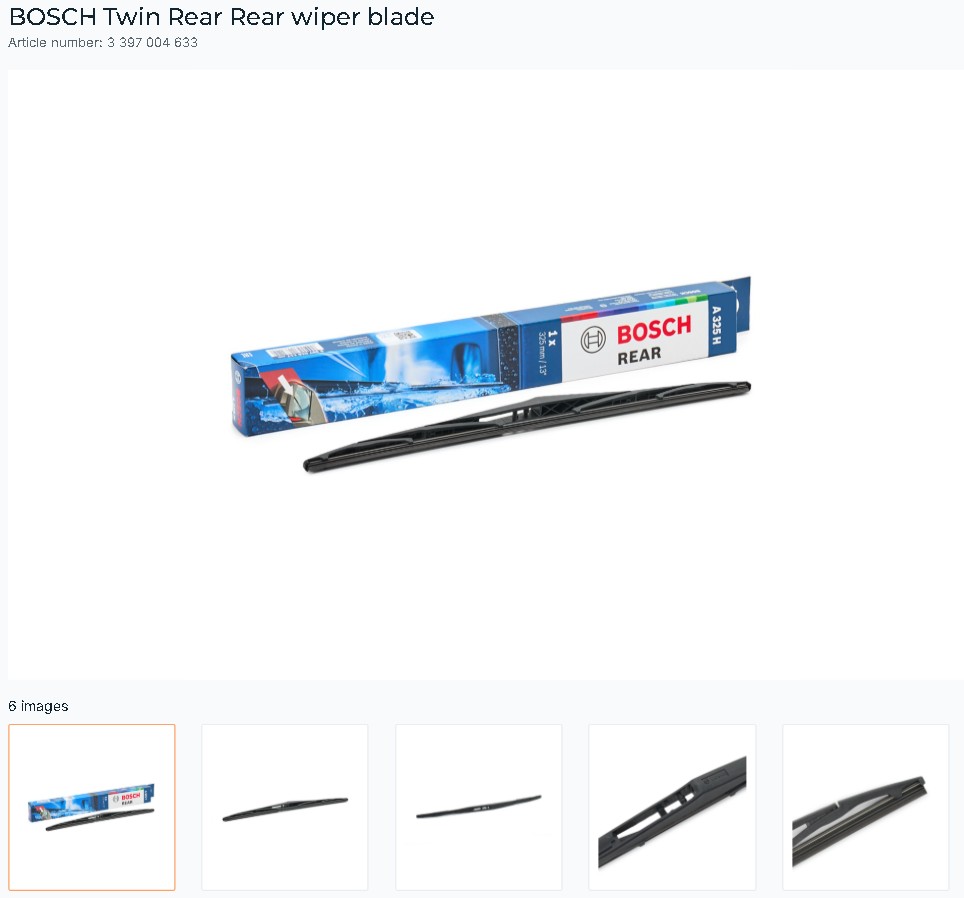 BOSCH WIPER BLADE 3397004633