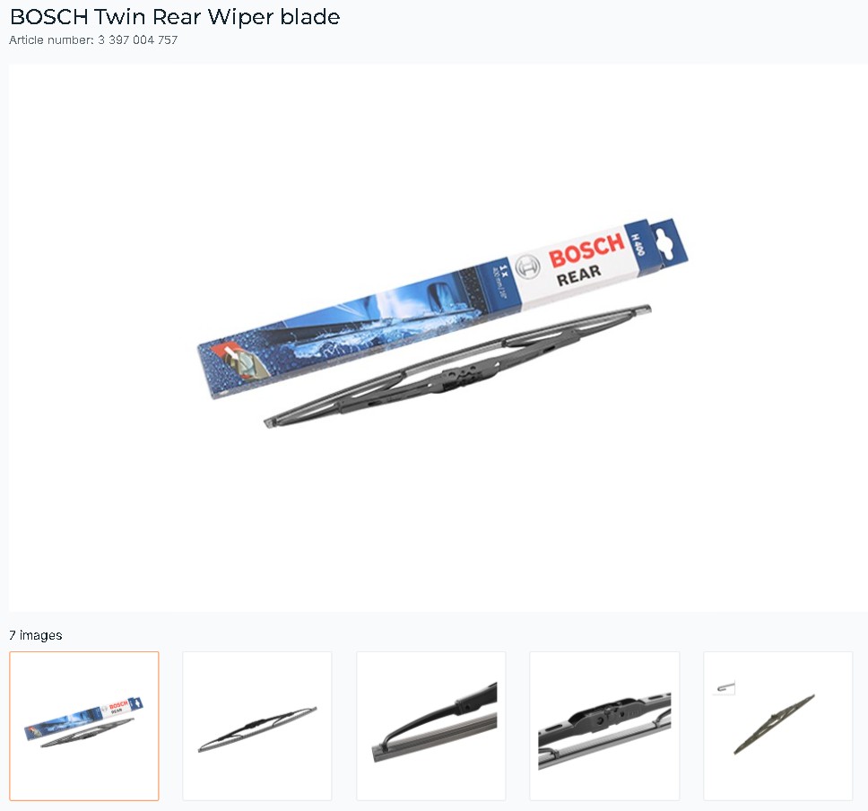 BOSCH WIPER BLADE 3397004757