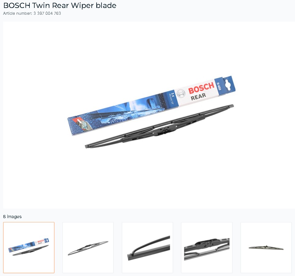 BOSCH WIPER BLADE 3397004763