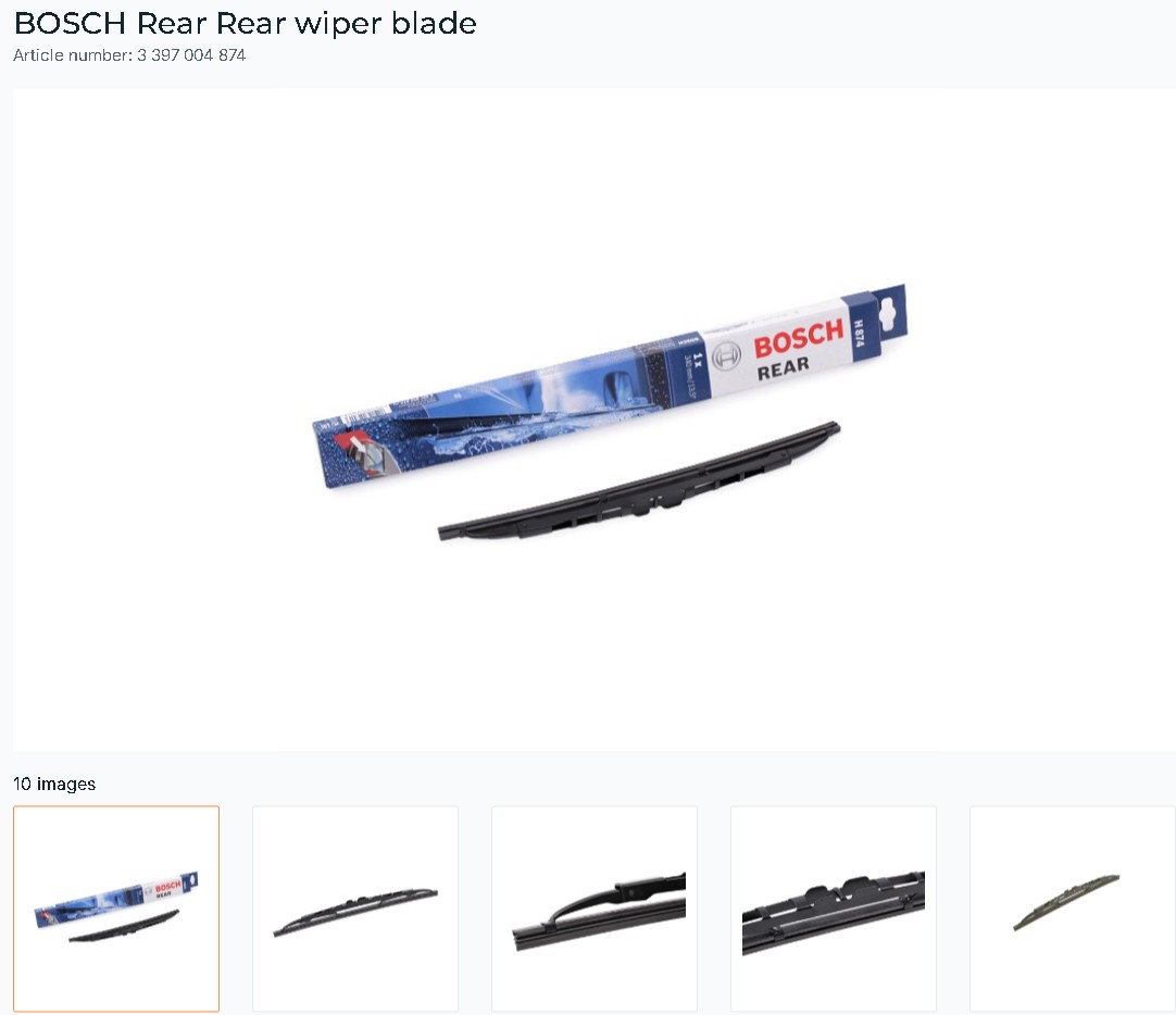 BOSCH WIPER BLADE 3397004874