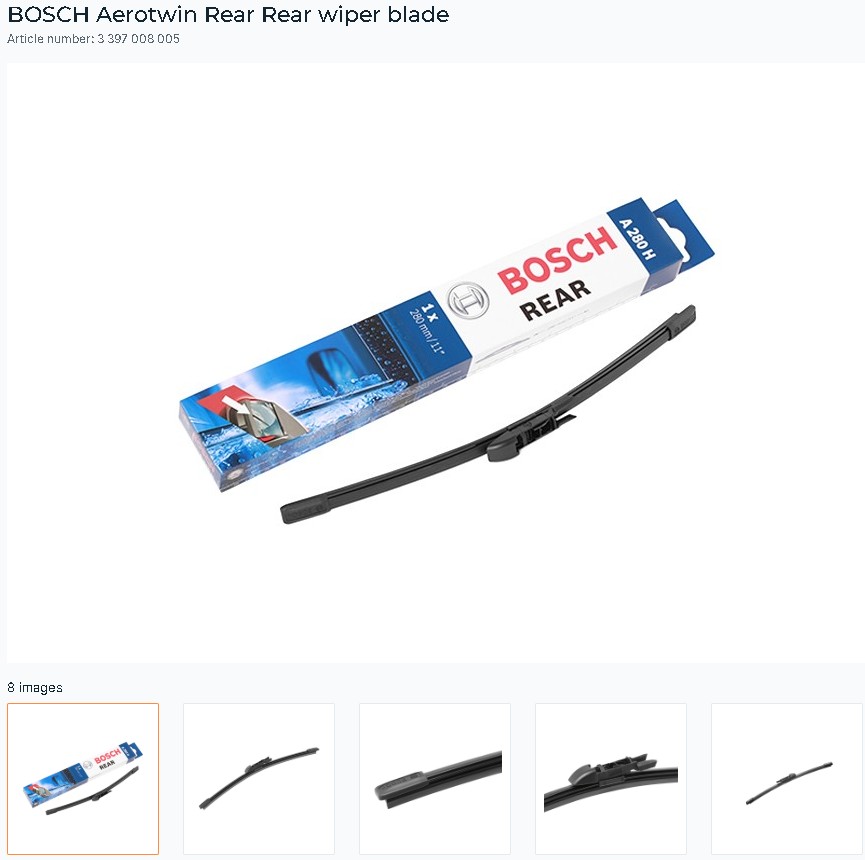 BOSCH WIPER BLADE 3397008005