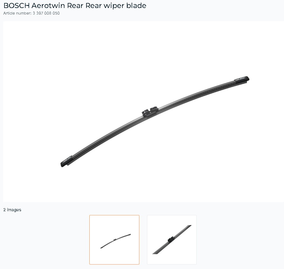 BOSCH WIPER BLADE 3397008050