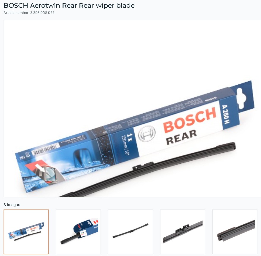 BOSCH WIPER BLADE 3397008056
