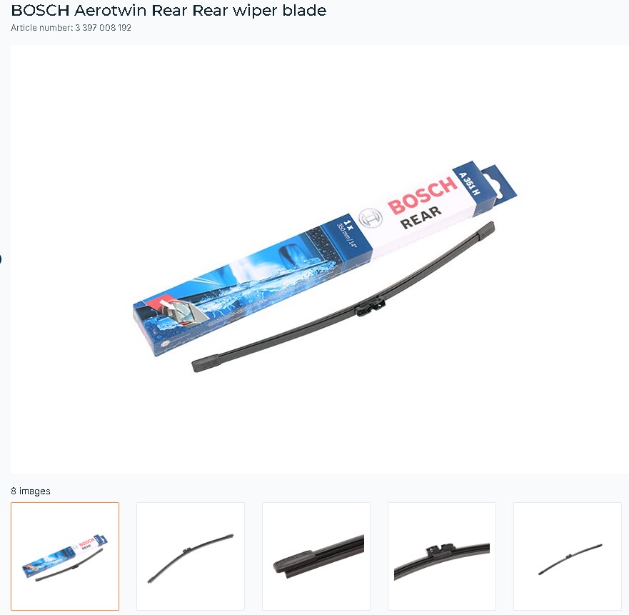 BOSCH WIPER BLADE 3397008192