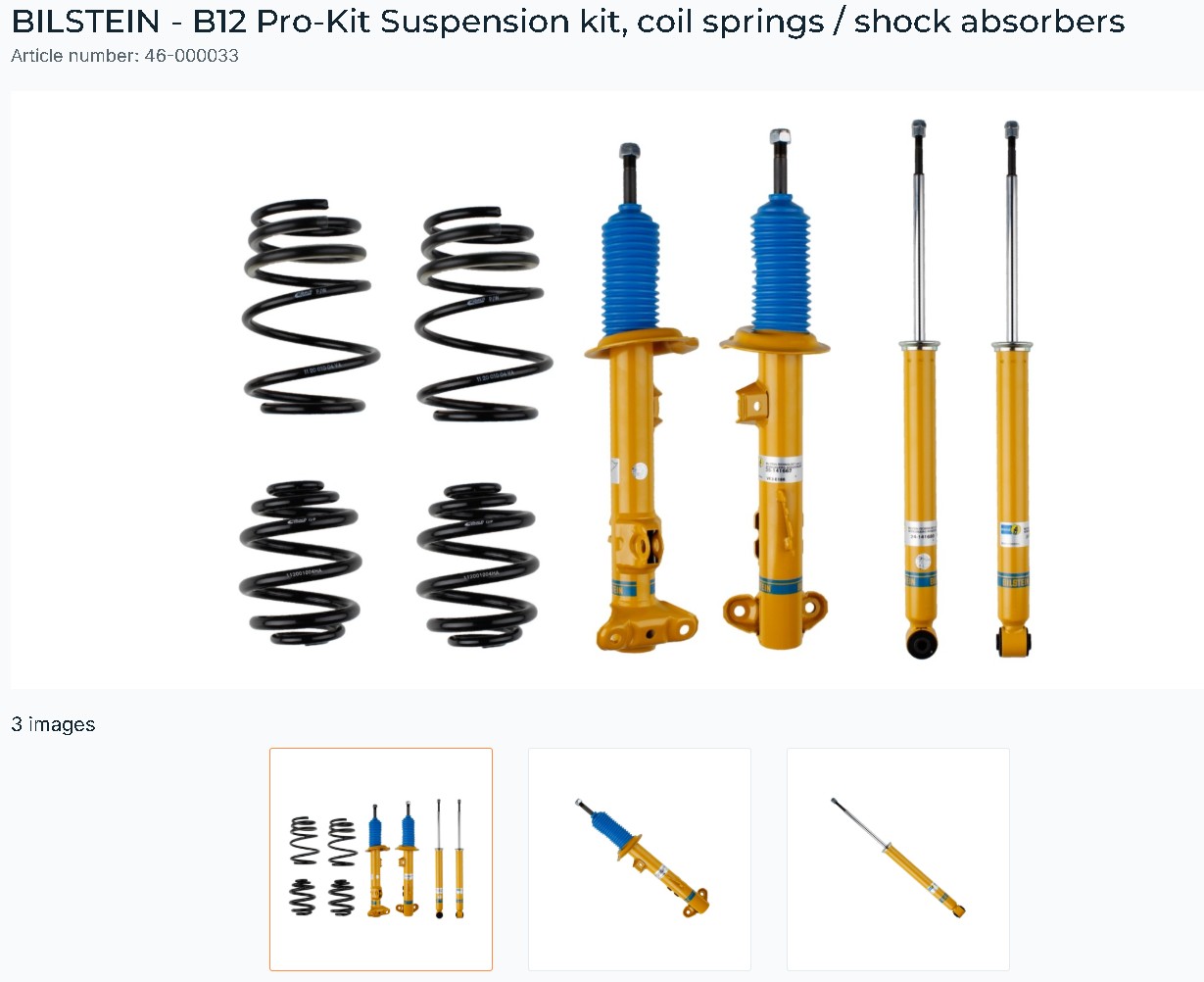 BILSTEIN BILSTEIN SUSPENSION KITS B46000033