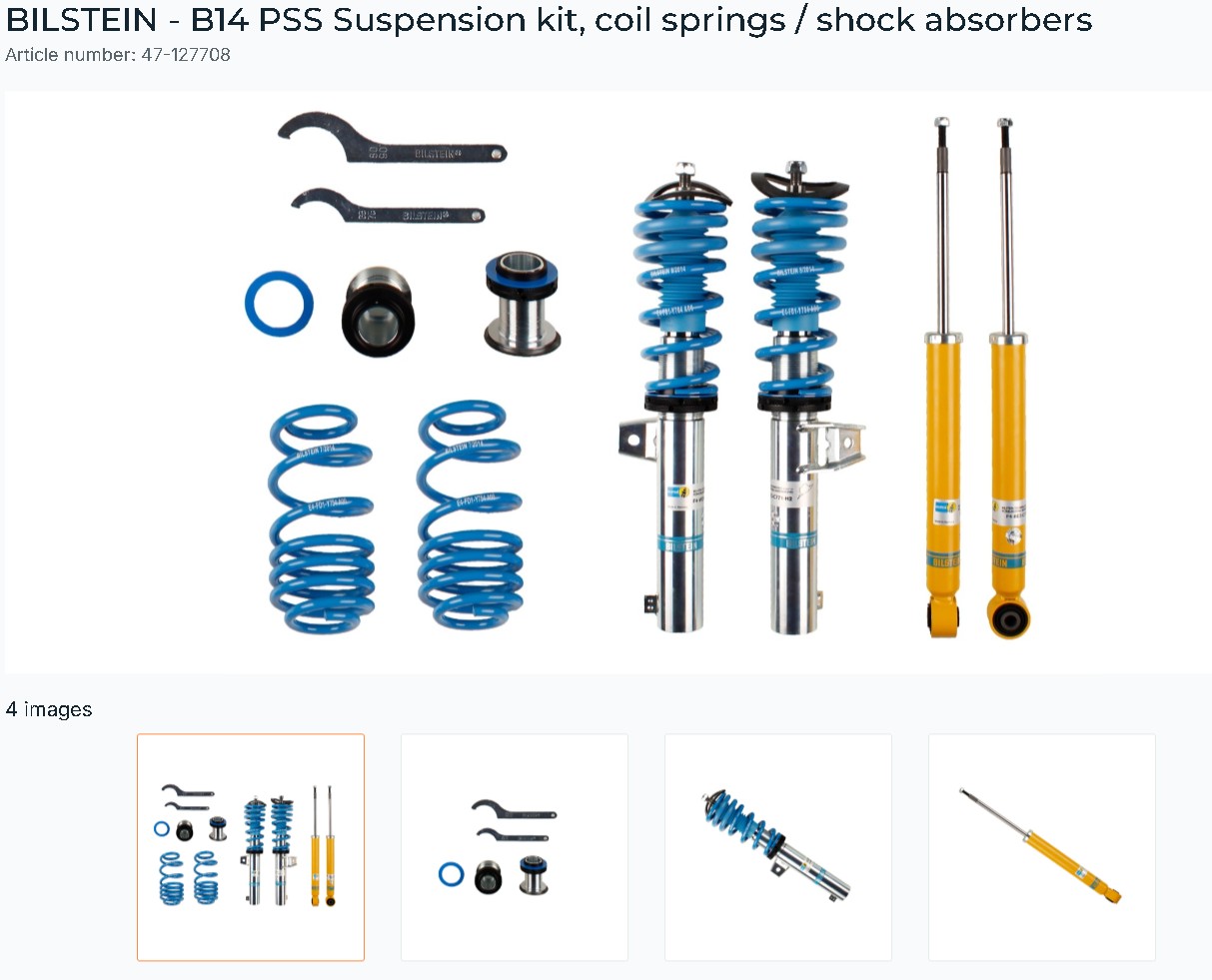 BILSTEIN BILSTEIN SUSPENSION KITS B47127708