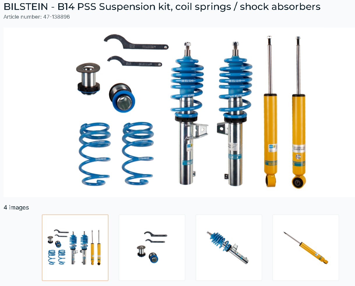 BILSTEIN BILSTEIN SUSPENSION KITS B47138896