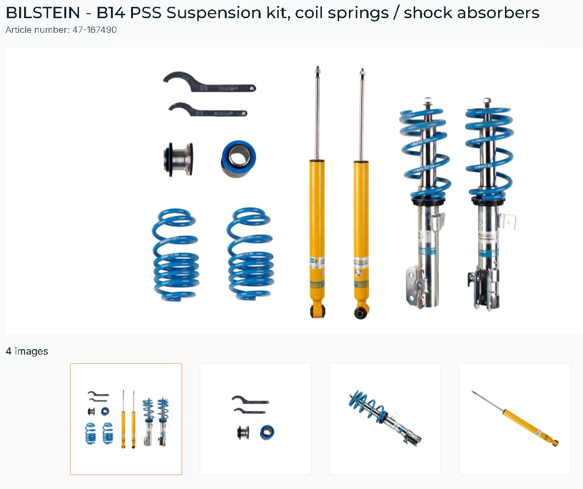BILSTEIN BILSTEIN SUSPENSION KITS B47167490