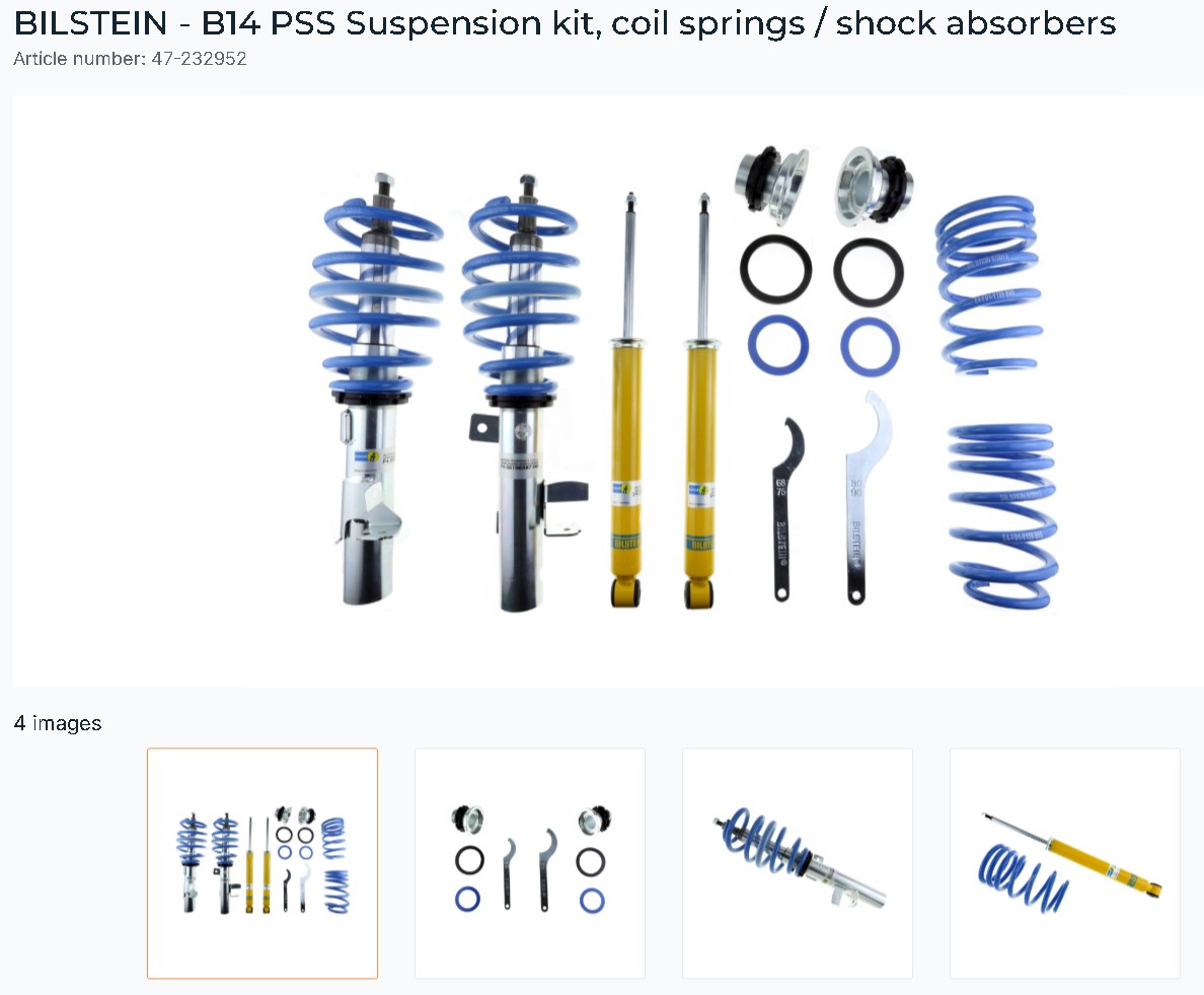 BILSTEIN BILSTEIN SUSPENSION KITS B47232952