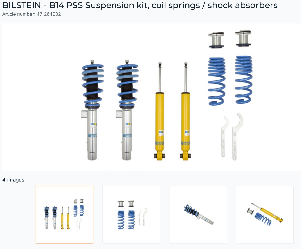 BILSTEIN BILSTEIN SUSPENSION KITS B47264632