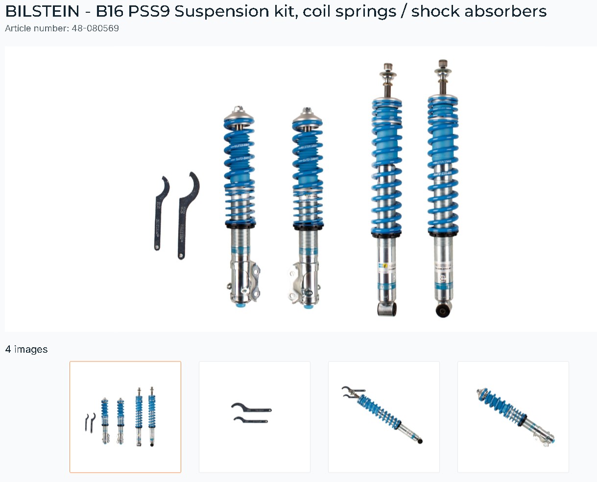BILSTEIN BILSTEIN SUSPENSION KITS B48080569