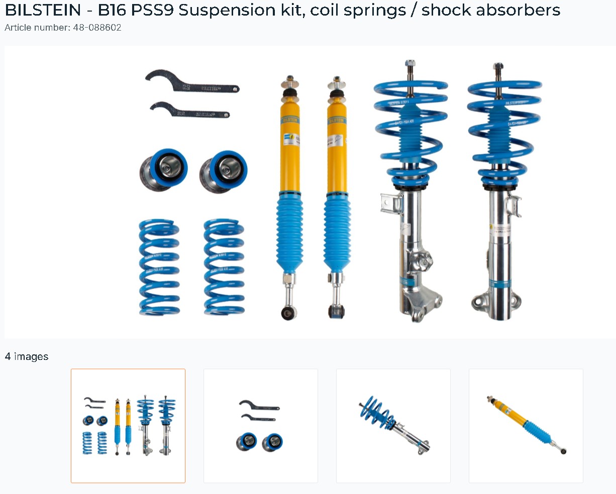 BILSTEIN BILSTEIN SUSPENSION KITS B48088602