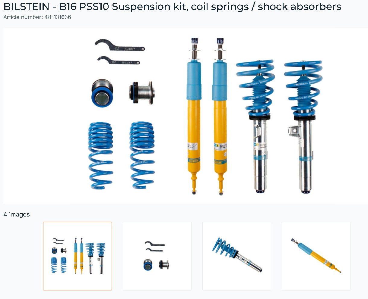 BILSTEIN BILSTEIN SUSPENSION KITS B48131636