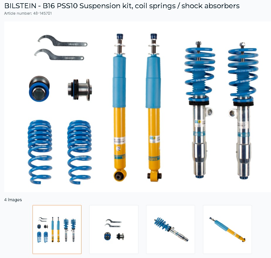 BILSTEIN BILSTEIN SUSPENSION KITS B48145701