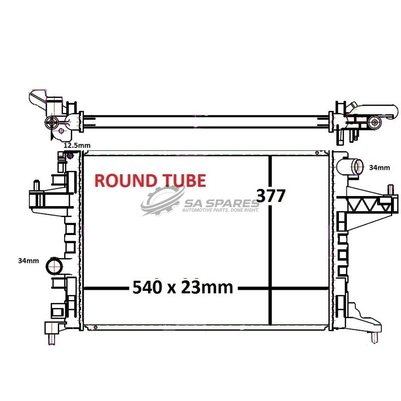 PLEXUS RADIATOR RDCV0060C