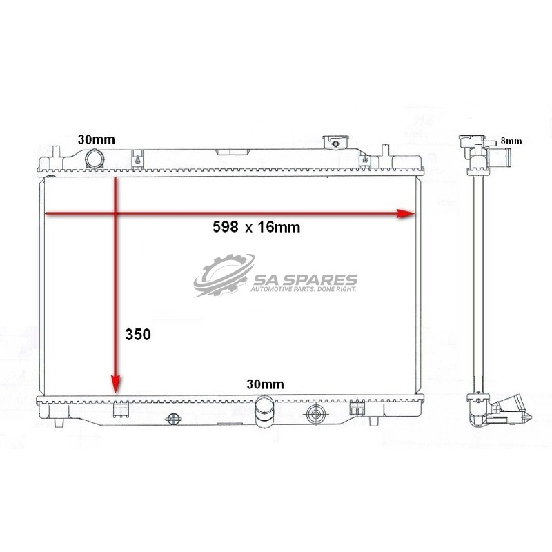 PLEXUS RADIATOR RDHD0001