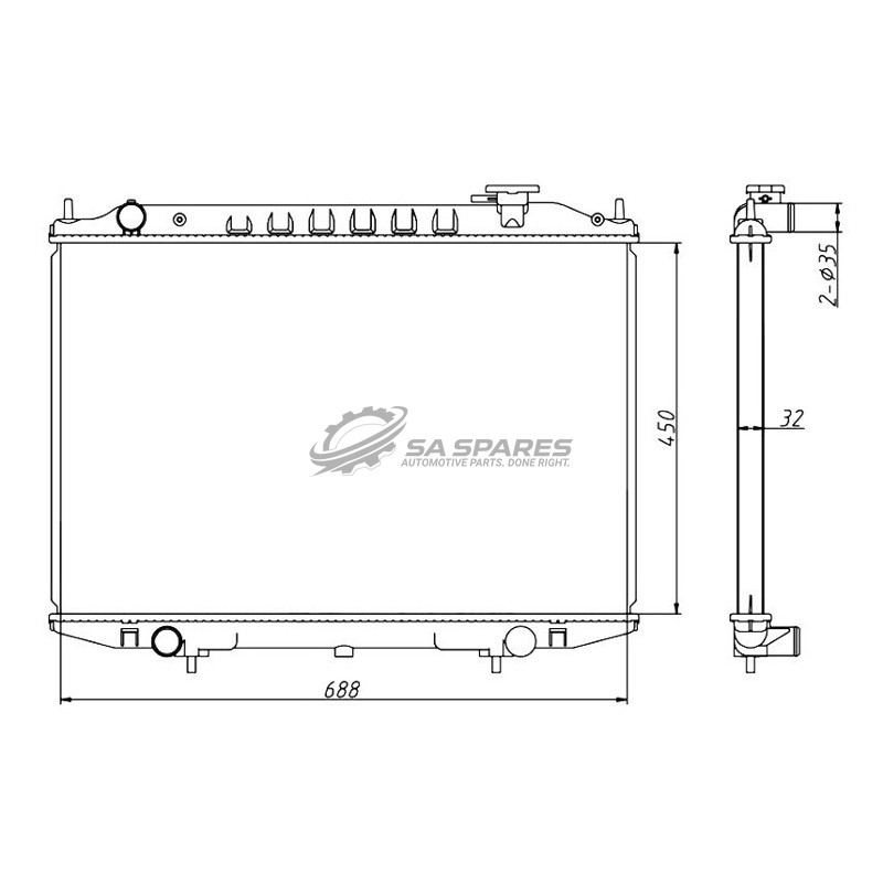 PLEXUS RADIATOR RDNN0411