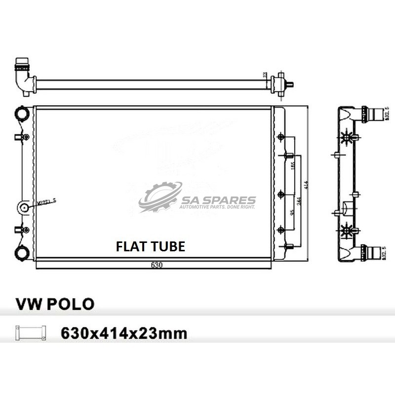 PLEXUS RADIATOR RDVW0242