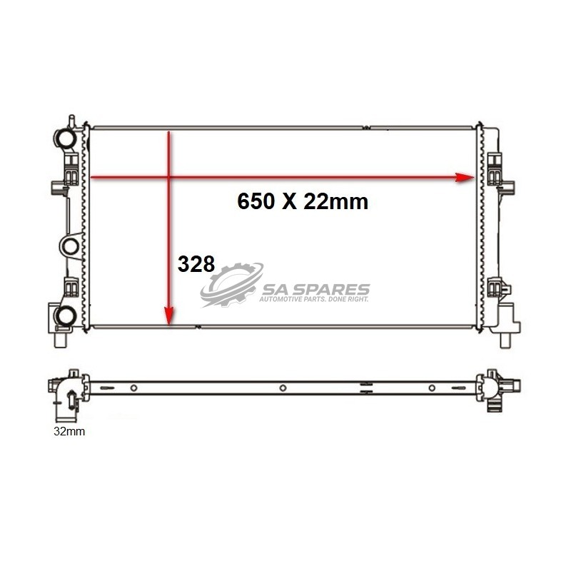 PLEXUS RADIATOR RDVW0243A