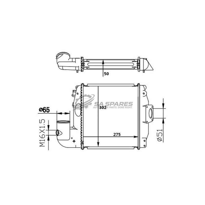 PLEXUS RADIATOR RICTA0411