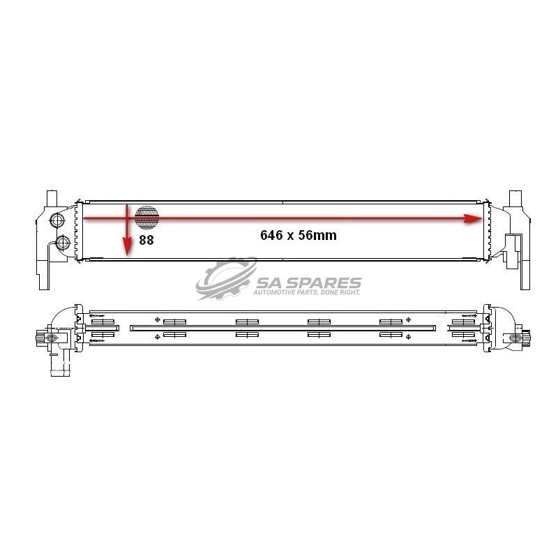 PLEXUS INTERCOOLER RICVW0243A