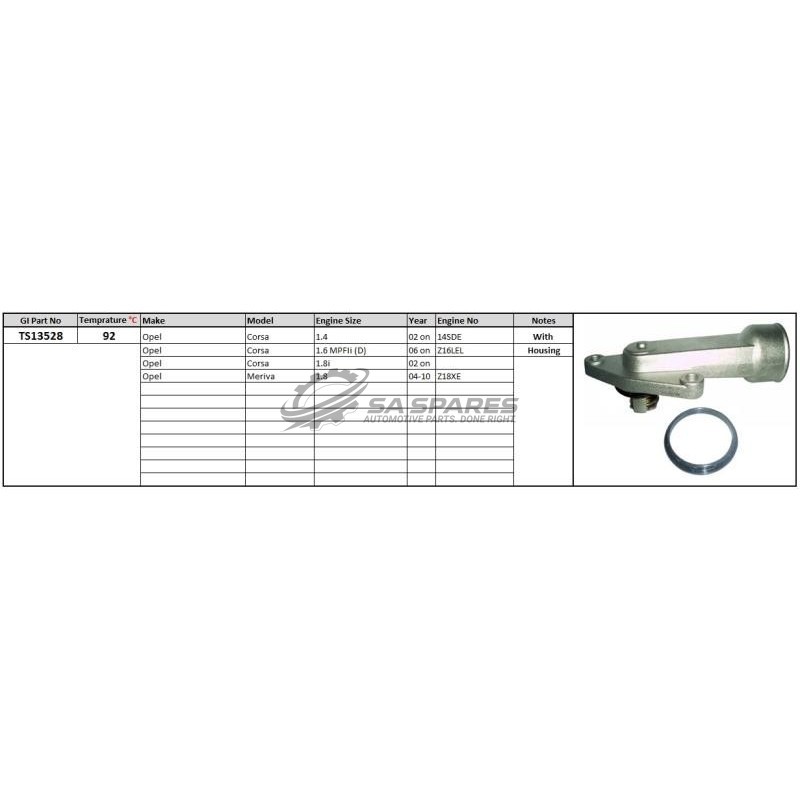 PLEXUS THERMOSTAT HOUSING TS13528