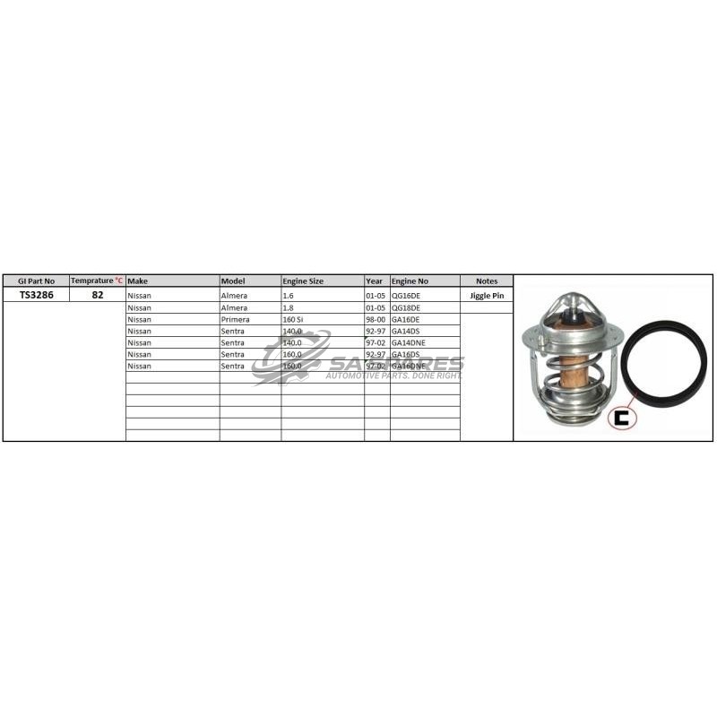 PLEXUS THERMOSTAT TS3286