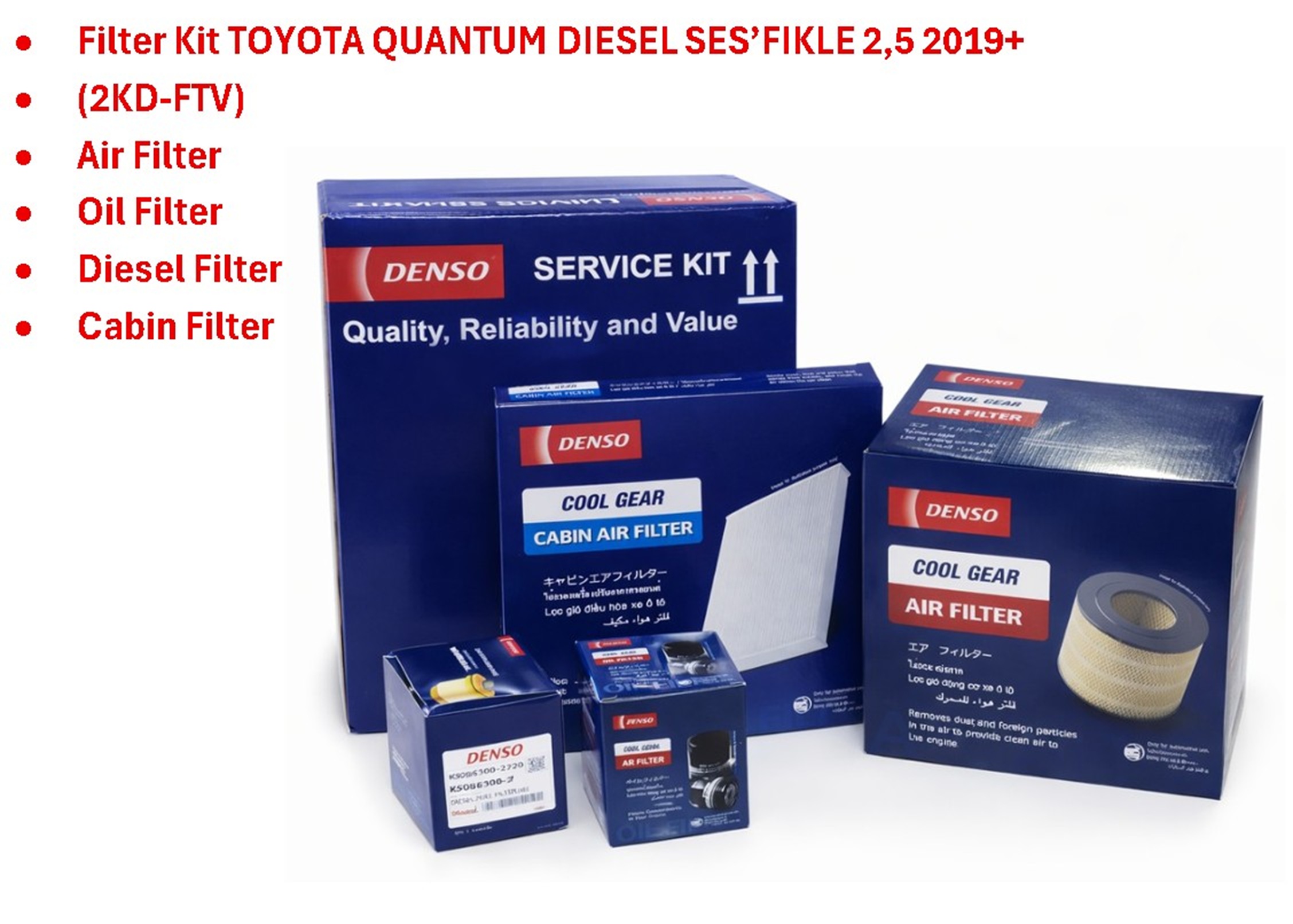 DENSO FILTER - KIT DSK009