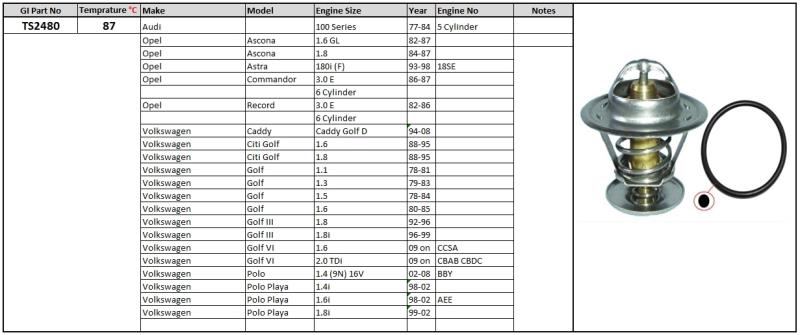 PLEXUS THERMOSTAT TS2480