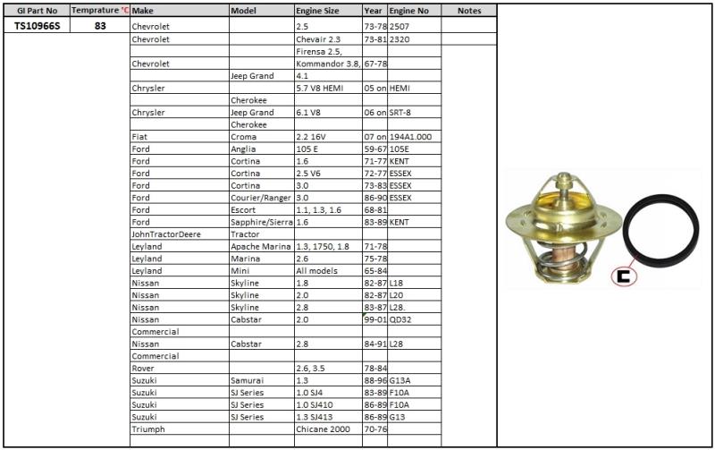 PLEXUS THERMOSTAT TS10966S