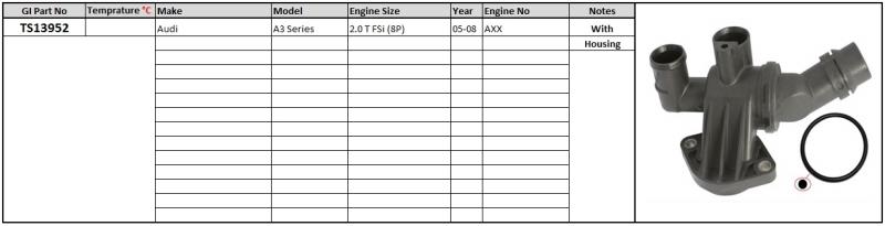 PLEXUS THERMOSTAT TS13952